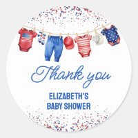 USA Patriotic All American Baby Red White and Blue
