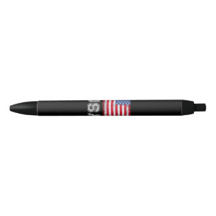 USA Patriotic American Flag For Men Women Kids Boy Black Ink Pen