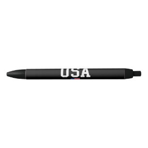 USA Patriotic American Flag For Men Women Kids Boy Black Ink Pen