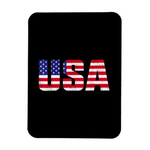 USA Patriotic American Flag For Men Women Kids Boy Magnet