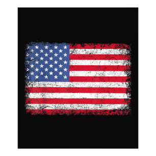 USA Patriotic American Flag For Men Women Kids Boy Photo Print
