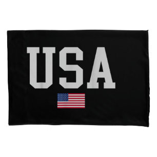 USA Patriotic American Flag For Men Women Kids Boy Pillowcase
