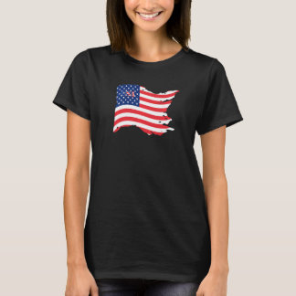 USA Patriotic American Flag For Men Women Kids Boy T-Shirt