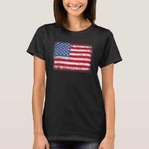 USA Patriotic American Flag For Men Women Kids Boy T-Shirt