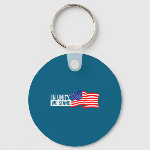 Usa Patriotic American Flag Freedom Keychain