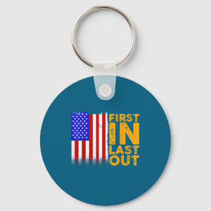 Usa patriotic - american flag freedom - pride keychain