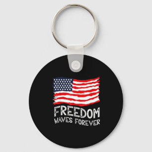 Usa patriotic - american flag freedom - pride keychain