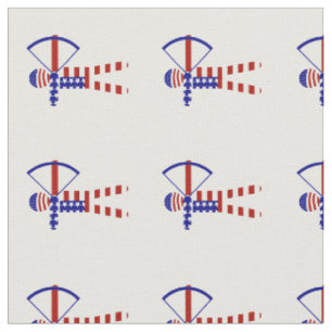 USA Patriotic ARCHERY  Fabric