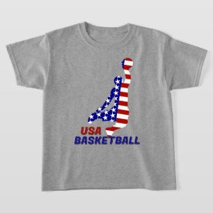 USA Patriotic BASKETBALL T-Shirt