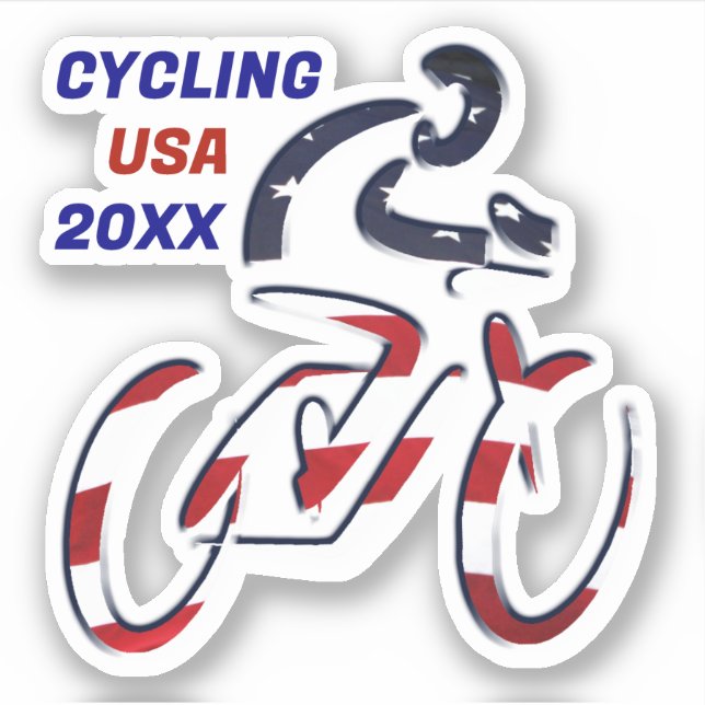 USA Patriotic Biking CYCLING (Front)