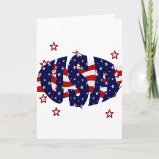 USA-Patriotic Card