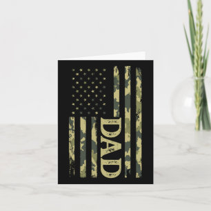 Usa Patriotic Dad Father's Day American Flag 4th O Card