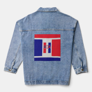 USA Patriotic  Denim Jacket