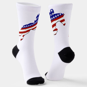 USA Patriotic Equestrian Socks