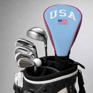 USA Patriotic Independence Day American Flag Golf Head Cover