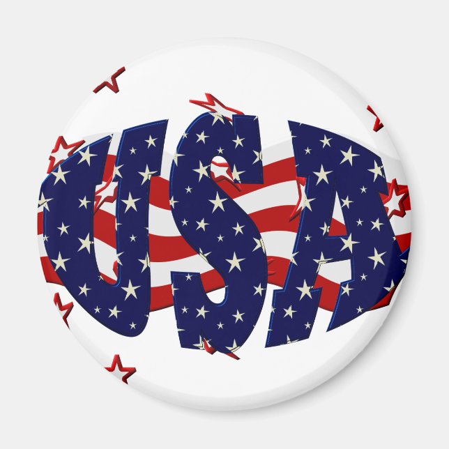 USA-Patriotic Magnet (Front)
