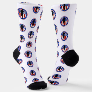 USA Patriotic MARATHON / RELAY RUN Socks
