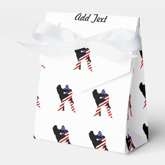 USA Patriotic Martial Arts JUDO Favor Box (Front Side)
