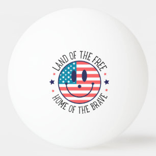USA Patriotic  Ping Pong Ball