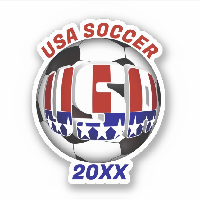 USA Patriotic SOCCER Sports (Front)