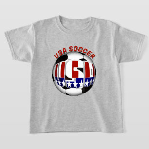 USA Patriotic SOCCER Sports T-Shirt