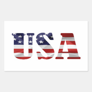 USA Patriotic Sticker