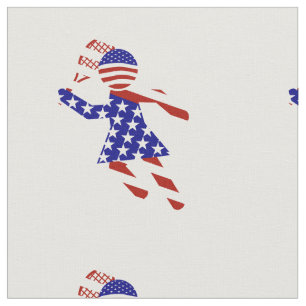 USA Patriotic WOMEN'S TENNIS Fabric