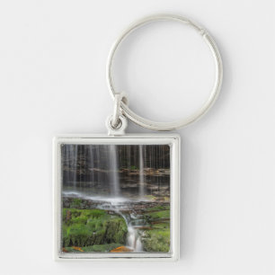 USA, Pennsylvania, Benton. Delicate Waterfall Keychain