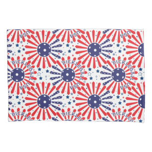 USA pickleball pattern Pillowcase