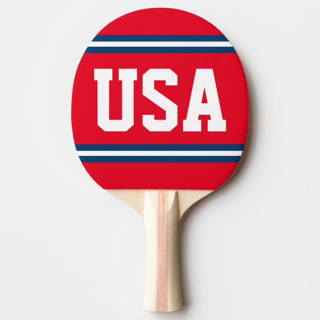 USA Ping Pong Paddle (Front)