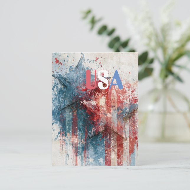 USA Postcard (Standing Front)