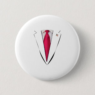 Usa President Trump Suit Easy Halloween Costume 2 Inch Round Button