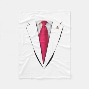 Usa President Trump Suit Easy Halloween Costume Fleece Blanket