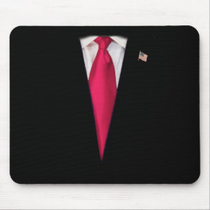 Usa President Trump Suit Easy Halloween Costume  Mouse Pad