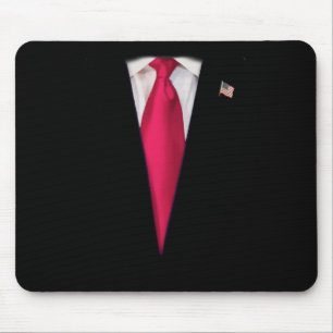 Usa President Trump Suit Easy Halloween Costume Mouse Pad