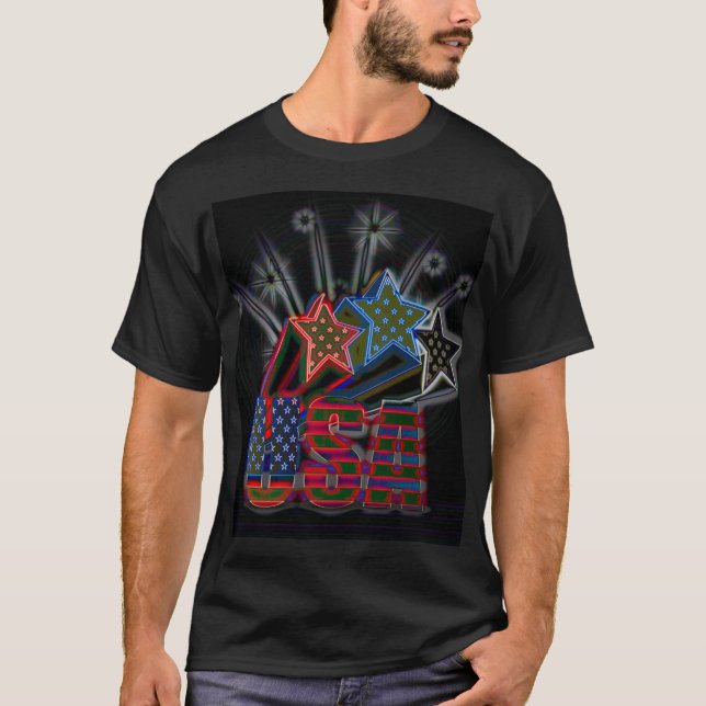 USA Proud   T-Shirt (Front)
