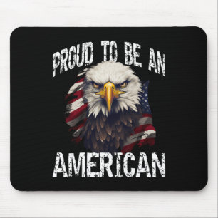 Usa Proud To Be An American  Mouse Pad
