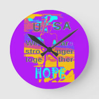 USA Psychedelic Hope: Neon Unity Art