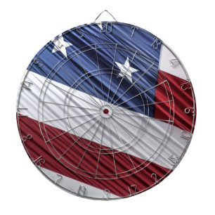 USA Red, White and Blue American Patriotic Flag Dartboard