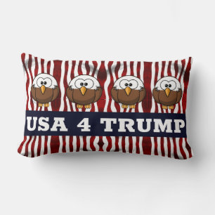 USA, Red, White and Blue, Eagle, Election Pillow