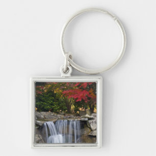 USA, Redmond, Washington. Fall colour in a park. Keychain