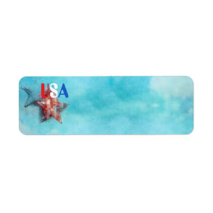 USA Return Address Label