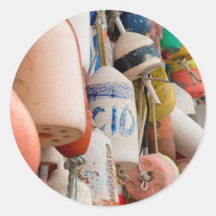 USA, Rhode Island, Block Island Classic Round Sticker