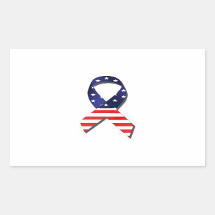 USA Ribbon Sticker
