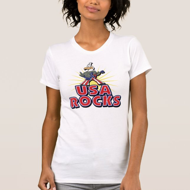 USA Rocks Eagle T-Shirt (Front)