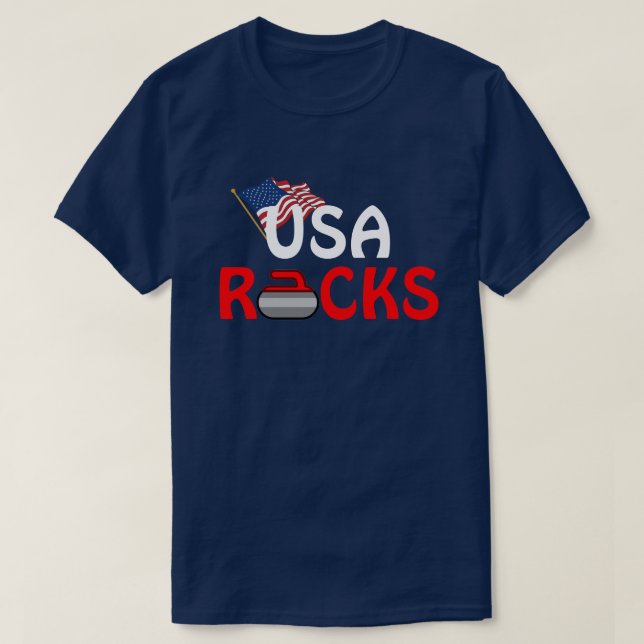 USA ROCKS T-Shirt (Design Front)