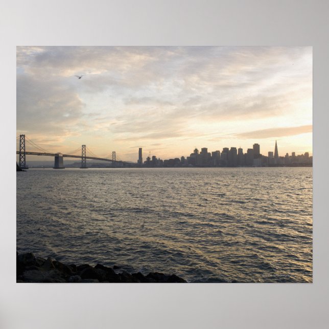 USA, San Francisco, City skyline with Golden Poster (Front)