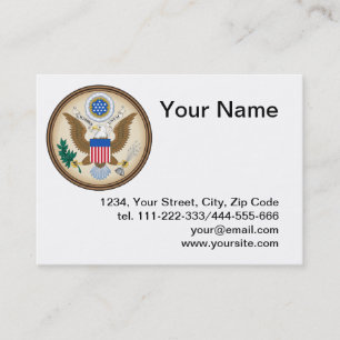 USA seal Business Card