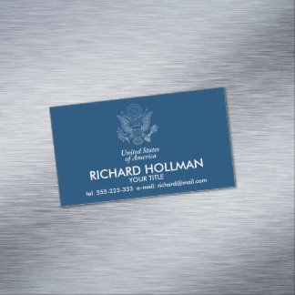 USA seal Magnetic Business Card