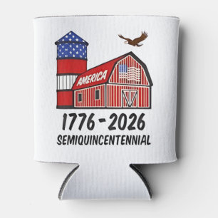 USA Semiquincentennial 250th Anniversary 1776–2026 Can Cooler